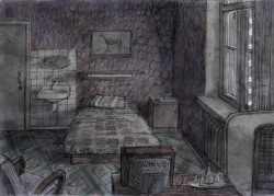 Эскизы Андрея Понкратова | Комната Марка в гостинице