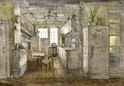Эскизы Андрея Понкратова | Кухня в квартире Сергея